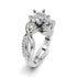 Moissanite Diamond Solitaire 1.2 Carat Be With Me Silver Solitaire Ring for women- Free Size