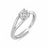 Hold Her Solitaire Sterling Silver Ring