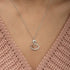 Hallmark Silver Swan Pendant Necklace for Women