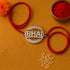 Zarkan BHAI Pure Silver Rakhi With Roli Chawal