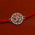 Zarkan Precious Silver OM Rakhi For Brother With Roli Chawal