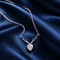 925 Silver Deer Heart Necklace For Dear Love