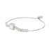 Zarkan Classic Solitaire Silver Bracelet