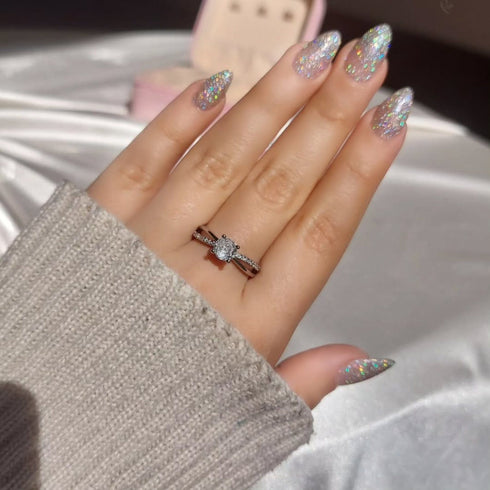 Hallmark Silver Alvira Princess Ring