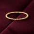 Hallmark Silver Everyday Luxury Minimal Gold Plated Ring