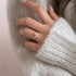 Hallmark Silver Couple Dolphin Love Gold Plated Ring
