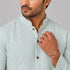 Zarkan OM With American Diamond Stone Silver Rakhi With Roli Chawal
