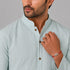 Zarkan Mustache Veera Pure Silver Rakhi With Roli Chawal