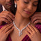 Hallmark Silver American Diamond Wedding Party Jewelry Set