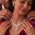 Hallmark Silver American Diamond Wedding Party Jewelry Set