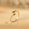 Hallmark Silver Couple Dolphin Love Gold Plated Ring