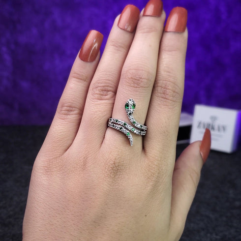 Hallmark Silver Sassy Snake Ring