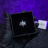 Hallmark Silver Premium White & Blue American Diamond Ring