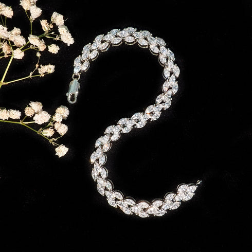 Hallmark Silver Diamond Lvy Bracelet