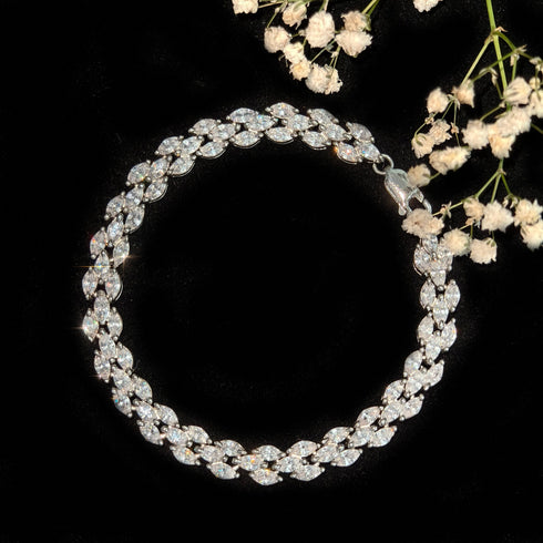 Hallmark Silver Diamond Lvy Bracelet