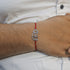 Zarkan Funky BRO Pure Silver Rakhi With Roli Chawal