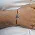 Zarkan Love With Nature Pure Silver Rakhi With Roli Chawal