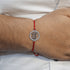 Zarkan Raja Bhaiya Precious Silver Rakhi With Roli Chawal