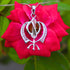 Zarkan 925 Silver Sikh Khanda Pendant With Chain
