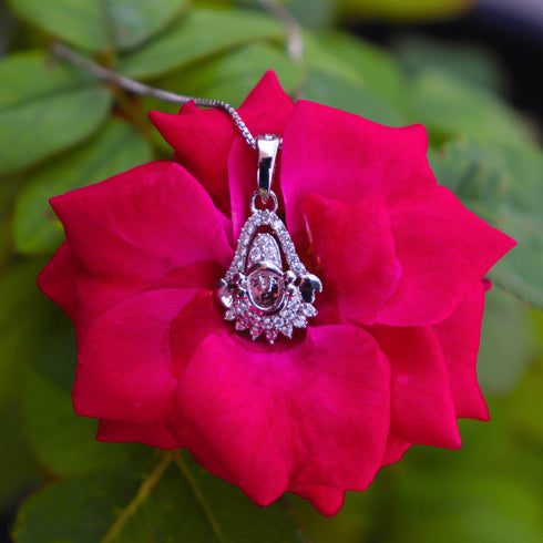 Zarkan 925 Silver Tirupati Balaji Pendant With Chain