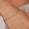 Hallmark Silver Minimal Heart Bracelet