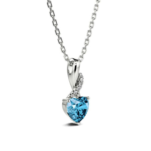 Hallmark Silver Twist Heart Cut Sterling Silver Pendant