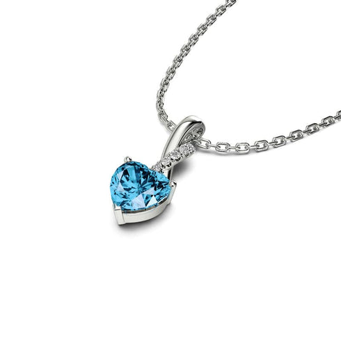Hallmark Silver Twist Heart Cut Sterling Silver Pendant