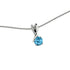 Hallmark Silver Simple Twist Round Cut Pendant