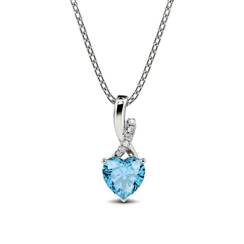 Hallmark Silver Twist Heart Cut Sterling Silver Pendant