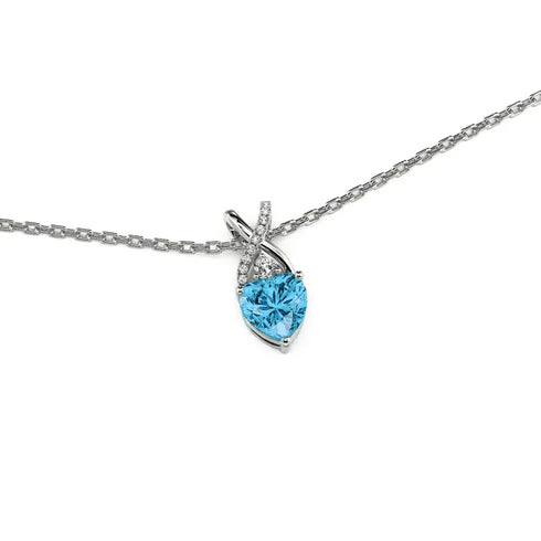 Hallmark Silver Fine Infinity Heart Pendant