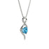 Hallmark Silver Ribbon Twist Heart Pendant