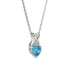 Hallmark Silver Fine Infinity Heart Pendant
