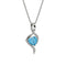 Hallmark Silver Ribbon Twist Heart Pendant