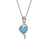 Hallmark Silver Ribbon Twist Heart Pendant