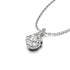 Hallmark Silver Twist Round Cut Sterling Silver Pendant