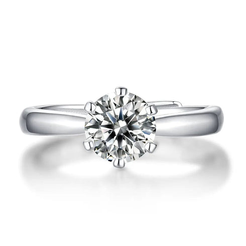 Zarkan Premium Solitaire 925 Silver Ring
