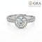 Moissanite Diamond Solitaire 1.2 Carat Princess Solitaire Ring for women- Free Size