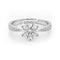 Moissanite Diamond 2 Carat Solitaire 925 Silver Ring for women - Free Size