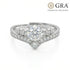 .8 Carat Moissanite Diamond 925 Silver Eagle Solitaire Ring for women - Free Size