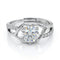 Moissanite Diamond 1 Carat Silver Solitaire Ring For Your Queen for women - Free Size