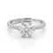 Moissanite Diamond .8 Carat Stone Statement Silver Ring for women - Free Size