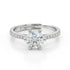 Moissanite Diamond .8 Carat Stone Statement Silver Ring for women - Free Size