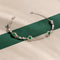 Zarkan 925 Silver Minimal Emerald Bracelet