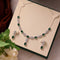Hallmark Silver Elegance Green Wedding & Engagement Jewellery Set