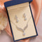 Hallmark Silver Starglow Necklace Set For Women