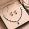 Hallmark Silver Midnight Sapphire Royal Jewellery Set