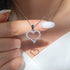 Zarkan Love Heart Silver Pendant