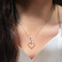 Zarkan Love Heart Silver Pendant