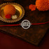 Zarkan Precious Silver CHOTA BHAI Rakhi With Roli Chawal