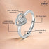 Zarkan First Love Silver Solitaire Ring